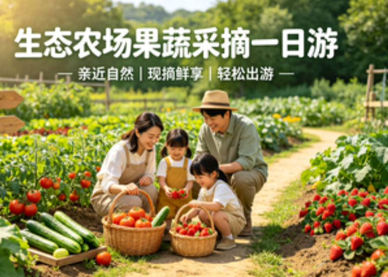 生态农场果蔬采摘一日游