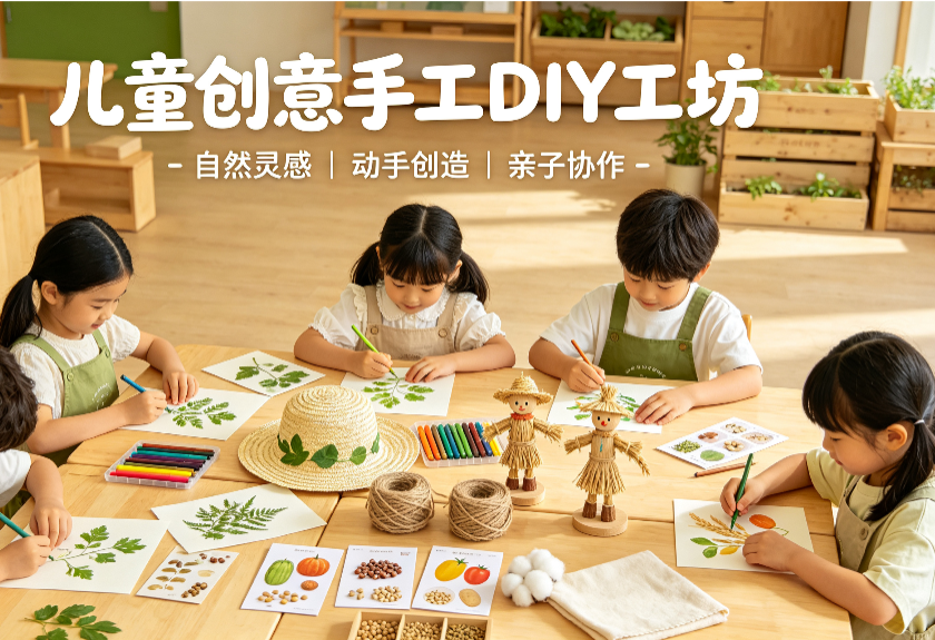 儿童创意手工DIY工坊