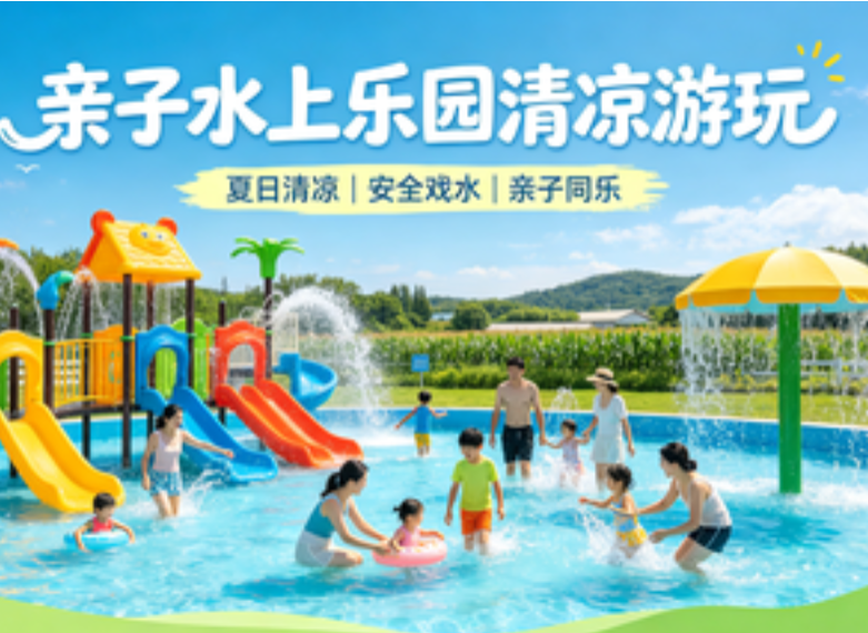 亲子水上乐园清凉游玩